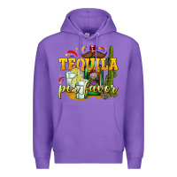 Purple Tequila Por Favor Premium Hoodie - texasbilliewilder