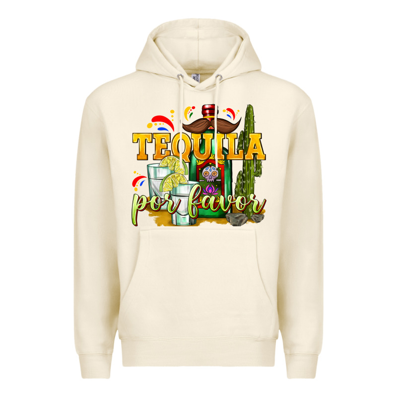 Tequila Por Favor Premium Hoodie by texasbilliewilder | Teevron