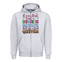 Heather Grey if you don't want sarcastic answer Zipper Hoodie - MaliasSmallBusiness