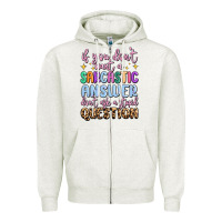 Oatmeal Heather if you don't want sarcastic answer Zipper Hoodie - MaliasSmallBusiness