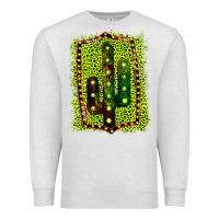 Oatmeal Heather Cactus Leopard Frame Premium Sweatshirt - Bettercallsaul