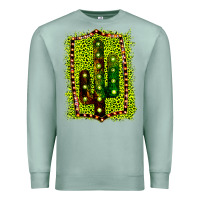 Seafoam Cactus Leopard Frame Premium Sweatshirt - Bettercallsaul