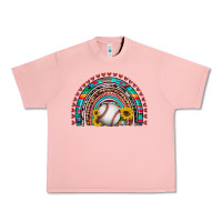 Salmon baseball rainbow Urban Heavy Tee - Artiststas
