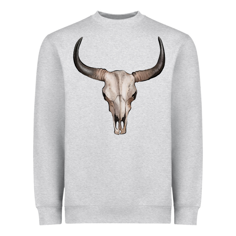 Bullskull Heavyweight Sweatshirt by Artiststas | Teevron