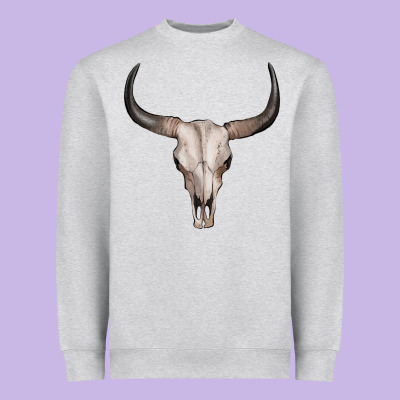 Bullskull Heavyweight Sweatshirt Designed By Artiststas