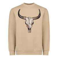 Mushroom bullskull Heavyweight Sweatshirt - Artiststas