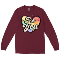 Burgundy be you Long Sleeve Tee - MaliasSmallBusiness