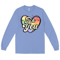 Colony Blue be you Long Sleeve Tee - MaliasSmallBusiness