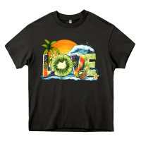 Asphalt love kiwi summer Heavy Core Tee - texasbilliewilder