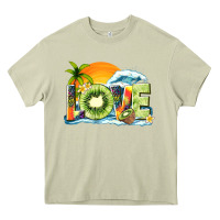 Mossy love kiwi summer Heavy Core Tee - texasbilliewilder