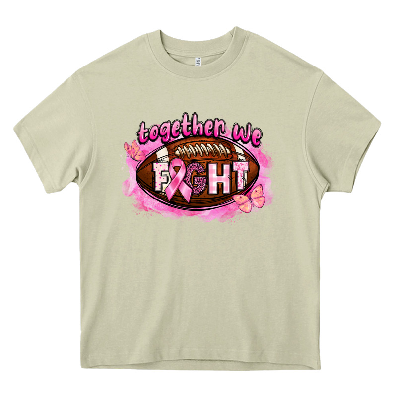 Together We Fight Football Heavy Core Tee by BarkalooDesign | Teevron