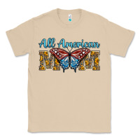 Mushroom all american mom american flag butterfly Classic Tee - LillyAllenDesigns