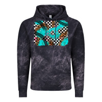 Cloud Black race day turquoise background Vintage Hoodie - AdoDesignShop