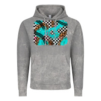 Cloud Rock race day turquoise background Vintage Hoodie - AdoDesignShop