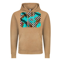 Vintage Camel race day turquoise background Vintage Hoodie - AdoDesignShop