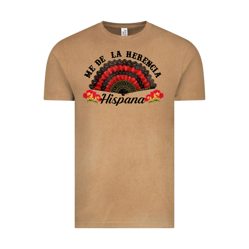 Me De La Herencia Hispana Hand Fan Vintage Tee by BundleAndBundleShop | Teevron