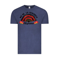 Vintage Denim me de la herencia hispana hand fan Vintage Tee - BundleAndBundleShop