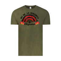 Vintage Olive me de la herencia hispana hand fan Vintage Tee - BundleAndBundleShop