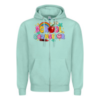 Seafoam school counselor Zipper Hoodie - MaliasSmallBusiness