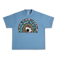 Pebble Blue soccer rainbow Urban Heavy Tee - Artiststas