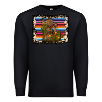 Black Serape Cactus Premium Sweatshirt - Bettercallsaul