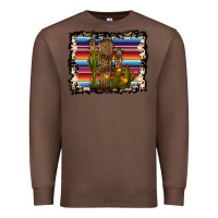 Chestnut Serape Cactus Premium Sweatshirt - Bettercallsaul