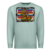 Seafoam Serape Cactus Premium Sweatshirt - Bettercallsaul