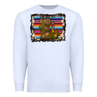 White Serape Cactus Premium Sweatshirt - Bettercallsaul