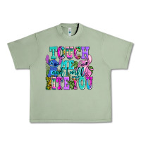 Oil Green touch me and i will bite Urban Heavy Tee - AdoDesignShop