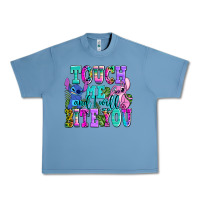 Pebble Blue touch me and i will bite Urban Heavy Tee - AdoDesignShop