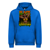 Cobalt Black history afro woman Urban Hoodie - HowdyJamesFarm