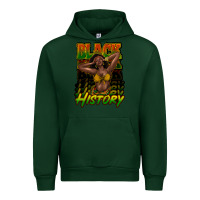 Forest Green Black history afro woman Urban Hoodie - HowdyJamesFarm