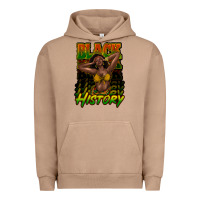 Pigment Burro Black history afro woman Urban Hoodie - HowdyJamesFarm