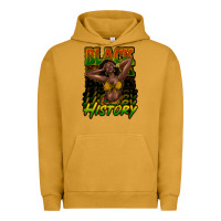 Pigment Peanut Butter Black history afro woman Urban Hoodie - HowdyJamesFarm