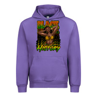 Tulip Black history afro woman Urban Hoodie - HowdyJamesFarm