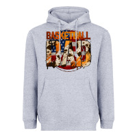 Heather Grey American Basketball Dad Heavyweight Hoodie - Bettercallsaul