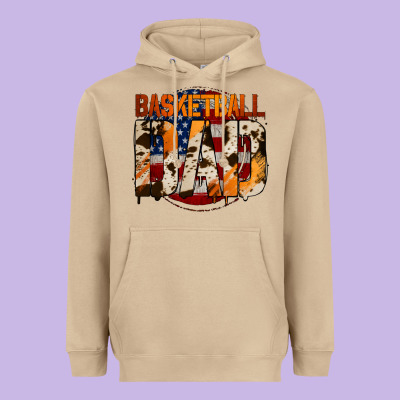American Basketball Dad Heavyweight Hoodie Designed By Bettercallsaul