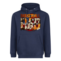 Navy American Basketball Dad Heavyweight Hoodie - Bettercallsaul