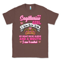 Chestnut As A Sagittarius Girl I Was Born With My Heart On My Sleeve And  Mouth Classic Tee - Jasminsmagicworld