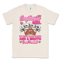 Natural As A Sagittarius Girl I Was Born With My Heart On My Sleeve And  Mouth Classic Tee - Jasminsmagicworld