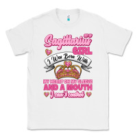 White As A Sagittarius Girl I Was Born With My Heart On My Sleeve And  Mouth Classic Tee - Jasminsmagicworld