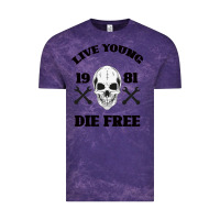 Cloud Purple Live Young Die Free Vintage Tee - Bettercallsaul