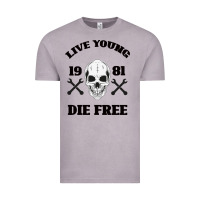 Vintage Zinc Live Young Die Free Vintage Tee - Bettercallsaul