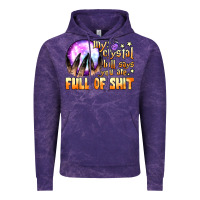 Cloud Purple my crystal ball says you are full of shit Vintage Hoodie - BundleAndBundleShop
