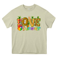 Mossy love summer with pineapple Heavy Core Tee - texasbilliewilder