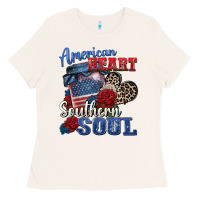 Bone american heart southern soul Ladies Tee - Zillion Design Studio