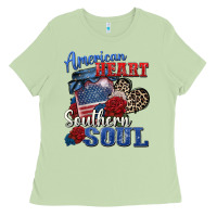 Matcha american heart southern soul Ladies Tee - Zillion Design Studio