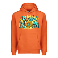 Carrot Blessed Mom with Sunflowers Premium Hoodie - texasbilliewilder