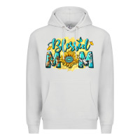 Dove Grey Blessed Mom with Sunflowers Premium Hoodie - texasbilliewilder