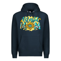 Navy Blessed Mom with Sunflowers Premium Hoodie - texasbilliewilder